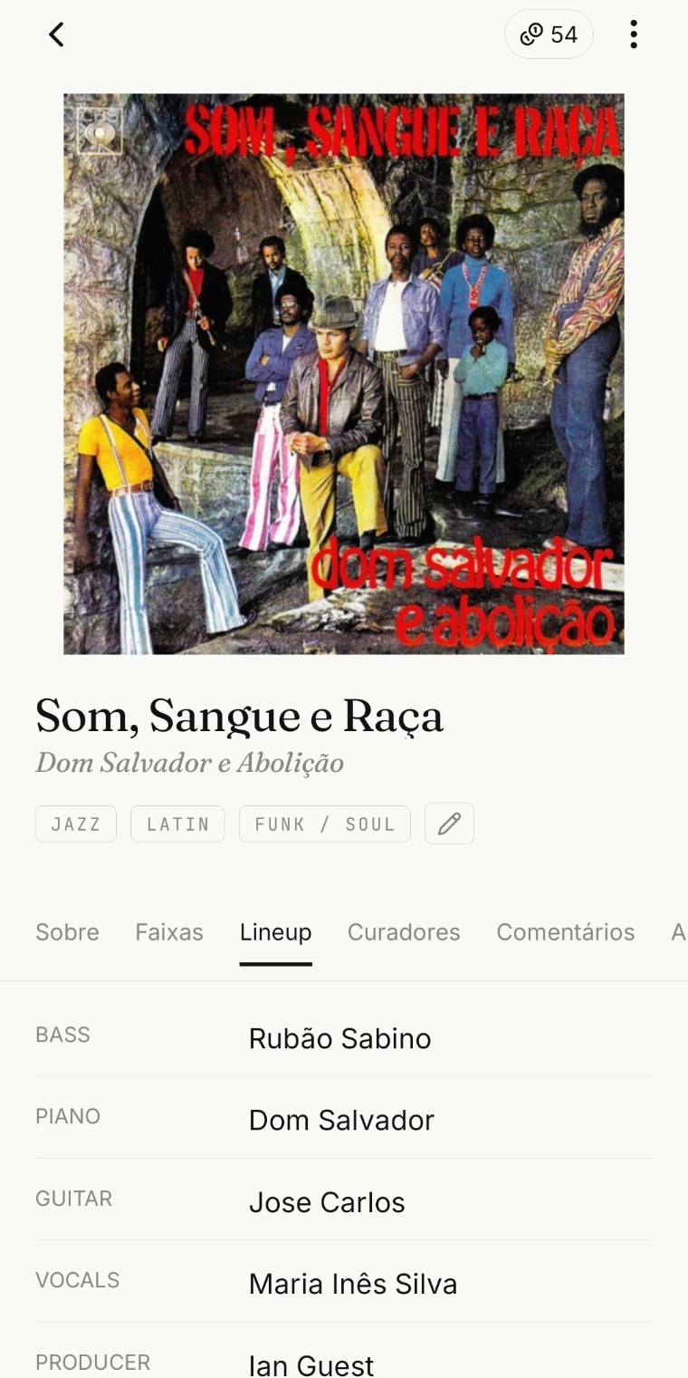 Som, Sangue e Raça, de Dom Salvador e Abolição